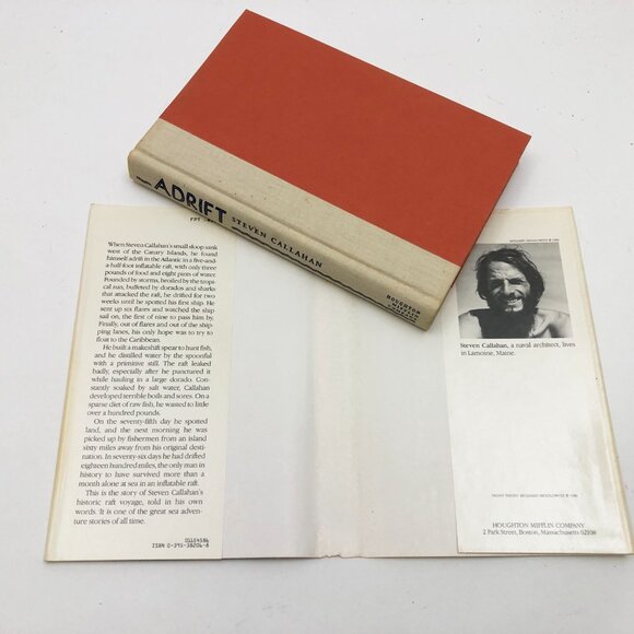 Adrift Seventy-six Days Lost At Sea HBDC Steven Callahan First Edition - Picture 3 of 11